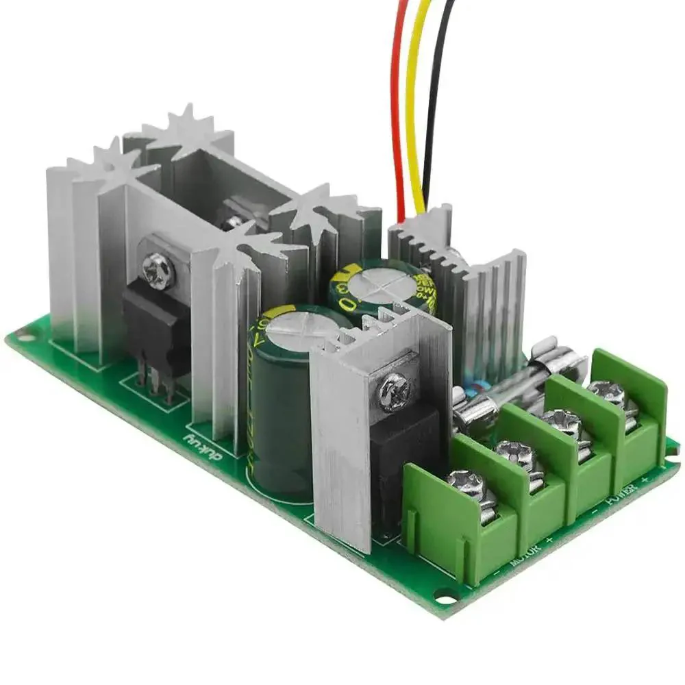 DC Motor Controller Beast For 12V 24V 36V 48V High Power Drive Module Adjustable Speed PWM Electronic Governor 20A Plug And Play LED Dimmer With Auto Fuse Protection For RC Cars GoKarts Ebikes - Image 3