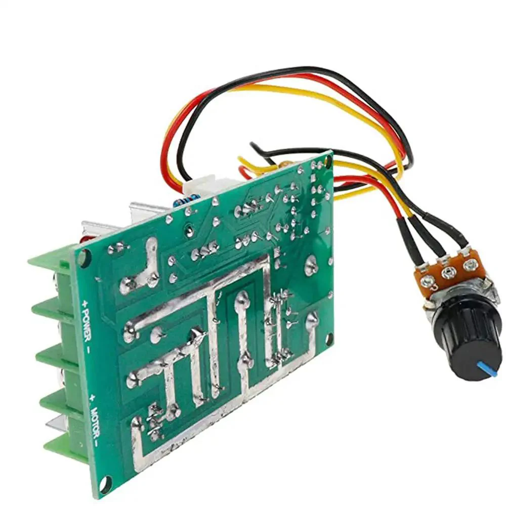 DC Motor Controller Beast For 12V 24V 36V 48V High Power Drive Module Adjustable Speed PWM Electronic Governor 20A Plug And Play LED Dimmer With Auto Fuse Protection For RC Cars GoKarts Ebikes - Image 6