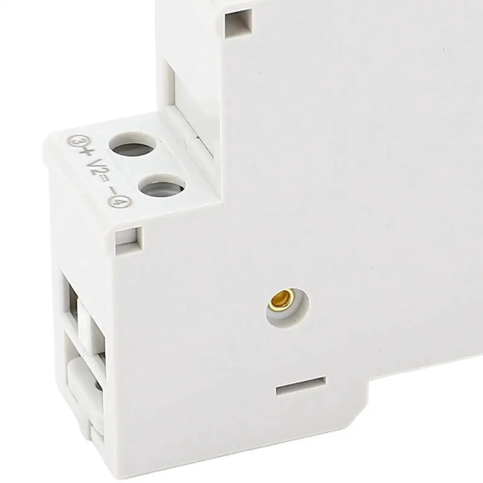 DC Voltmeter With 3 Digit LED Display 11 To 310V Plug And Play DIN Rail Mount Voltage Meter For Industrial Panels And Electrical Gear No Fuss Compact 35mm Rail Mount - Image 3