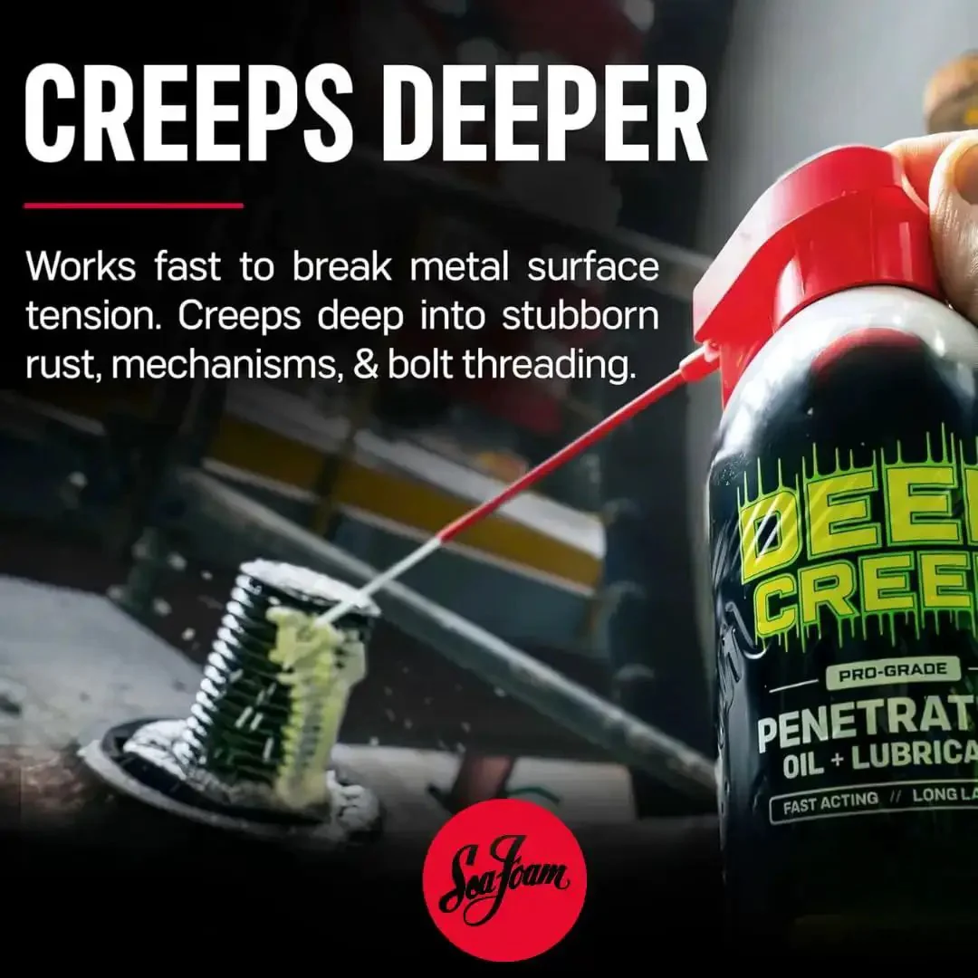 Deep Creep Penetrating Lubricant And Rust Remover Spray 12 Ounce Moisture Displacer And Thread Loosener For Automotive Marine Industrial And Home Use All Purpose Lubricant 6 Pack Special - Image 3
