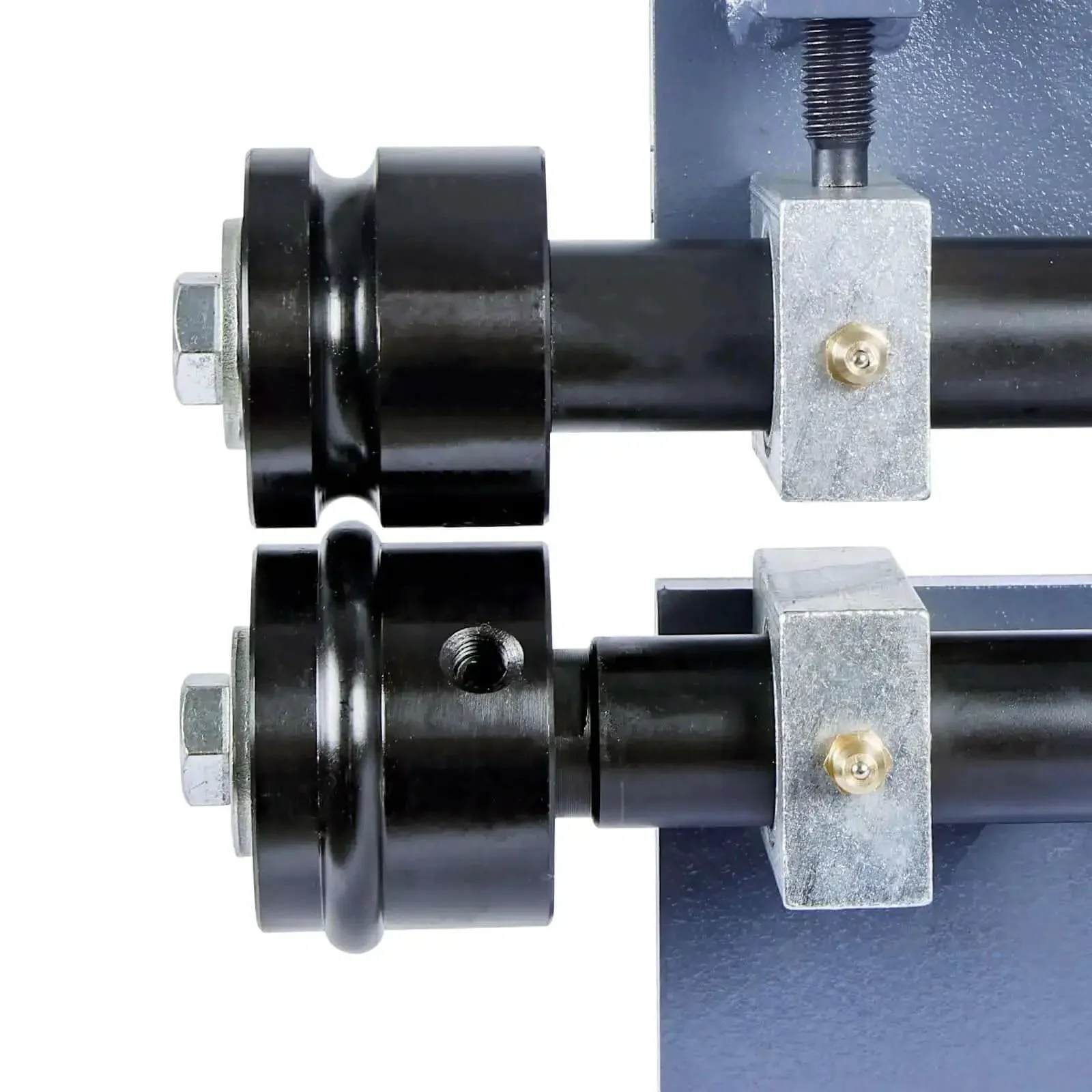 Deep Throat Sheet Metal Bead Roller With 18 Inch Throat And 6 Die Set For 18 Gauge Capacity Rotary Forming Manual Bead Rolling Machine For Pro HVAC Fabrication RM 18 Adjustable And Durable - Image 4