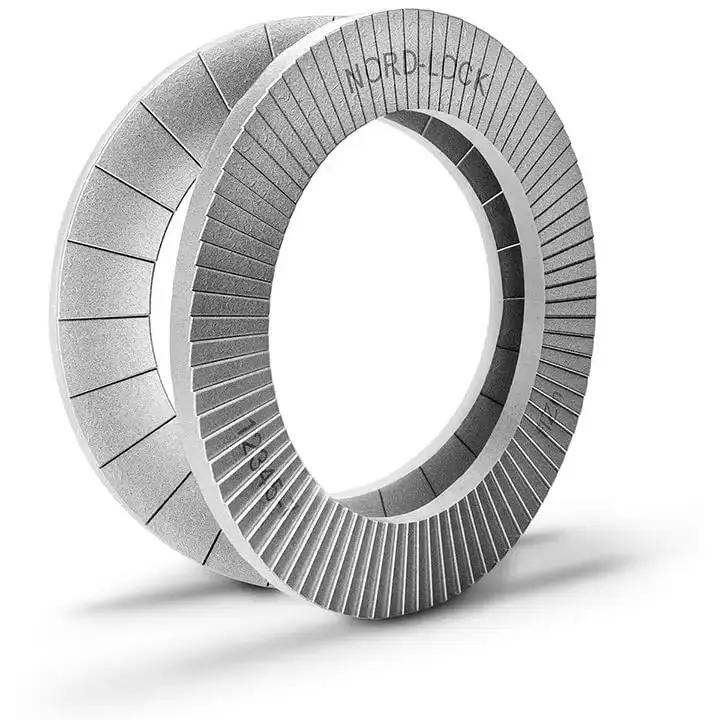 Delta Protekt Steel Wedge Locking Washers For M10 Bolts Vibration Resistant Safety Washers With Zinc Flake Coating And Enlarged Outer Diameter 10 Pairs Per Pack - Image 4