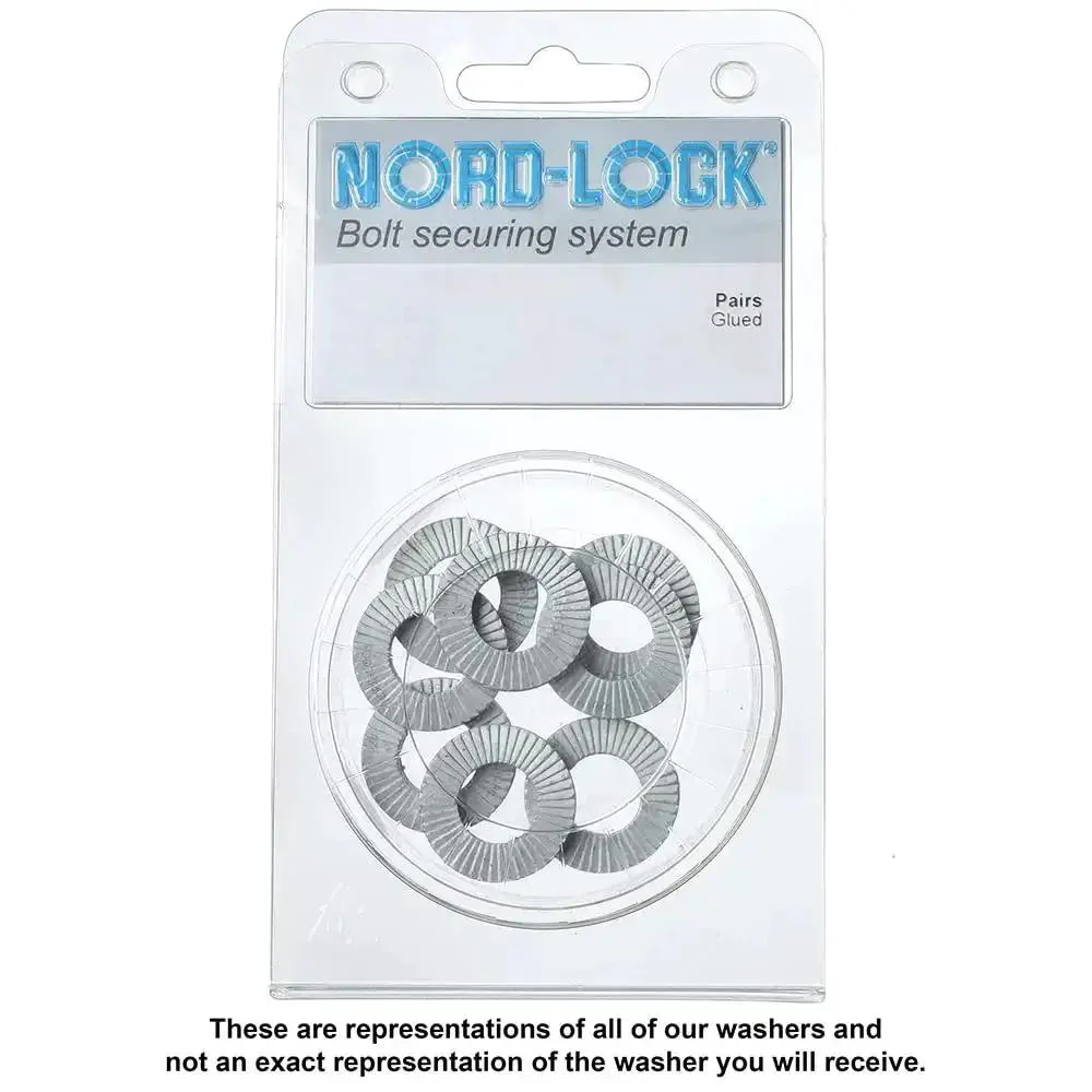 Delta Protekt Steel Wedge Locking Washers For M10 Bolts Vibration Resistant Safety Washers With Zinc Flake Coating And Enlarged Outer Diameter 10 Pairs Per Pack - Image 6