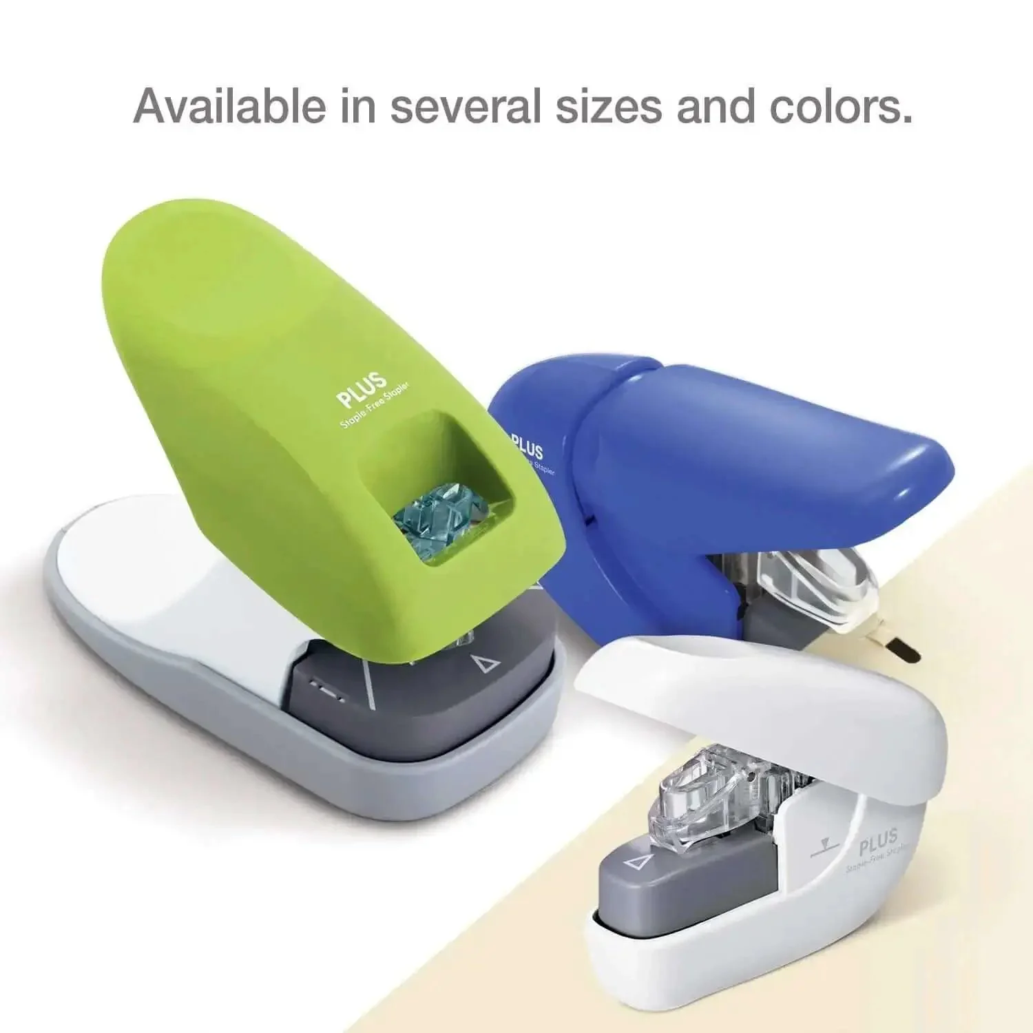 Desktop Staple Free Stapler That Zips Through Up To 10 Pages Without Staples Bright Blue Finish Perfect For Home School Or Office Compact Ready To Use Fun Easy To Store - Image 5