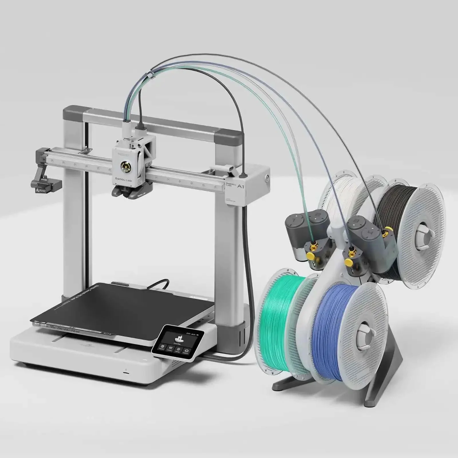 Detachable Filament Spool Holder For Bambu Lab 3D Printers A1 And A1 Mini, Reusable Reel Fits PLA PETG ABS Filament Eco Friendly Low Temp Up To 70C Durable No Fuss Spool System - Image 2