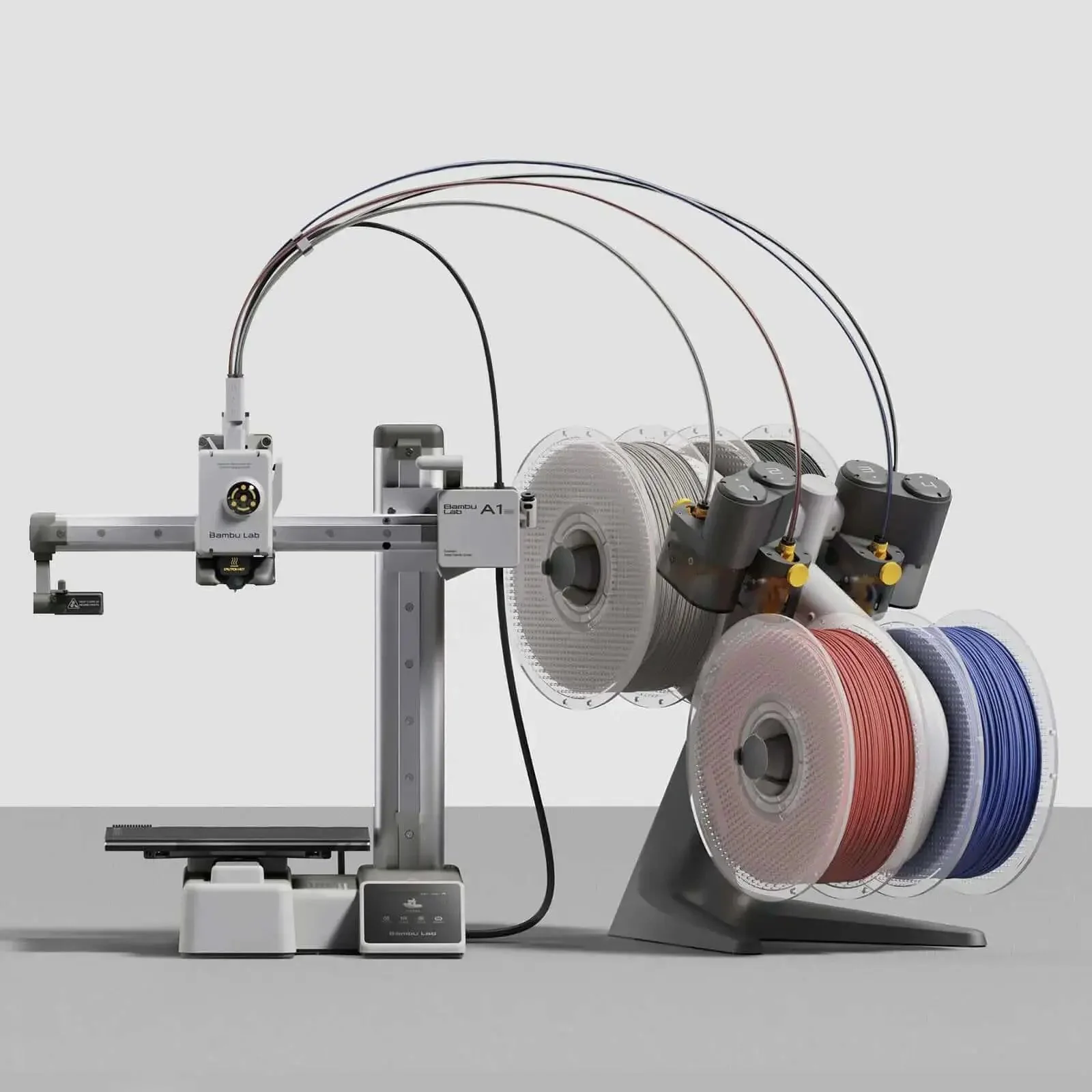Detachable Filament Spool Holder For Bambu Lab 3D Printers A1 And A1 Mini, Reusable Reel Fits PLA PETG ABS Filament Eco Friendly Low Temp Up To 70C Durable No Fuss Spool System - Image 3