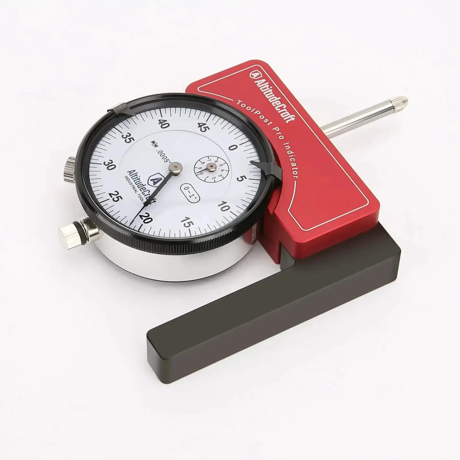 Dial Indicator Lathe Tool Post Holder With.0005 Inch Precision For Quick Change Tool Post CNC Alignment Tool Fits 3 Jaw And 4 Jaw Chucks Fast Setup And Accurate Centering For Gearhead Hobbyists And Pros - Image 2