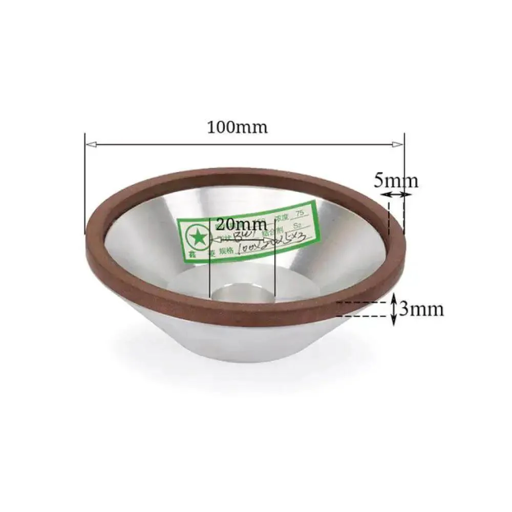 Diamond Grinding Wheel Resin Bond Circle Sharpener Grinder For Carbide Metal Tungsten Steel Milling Cutter 75mm 100mm 125mm 150mm Pro Grade Durable High Precision - Image 4