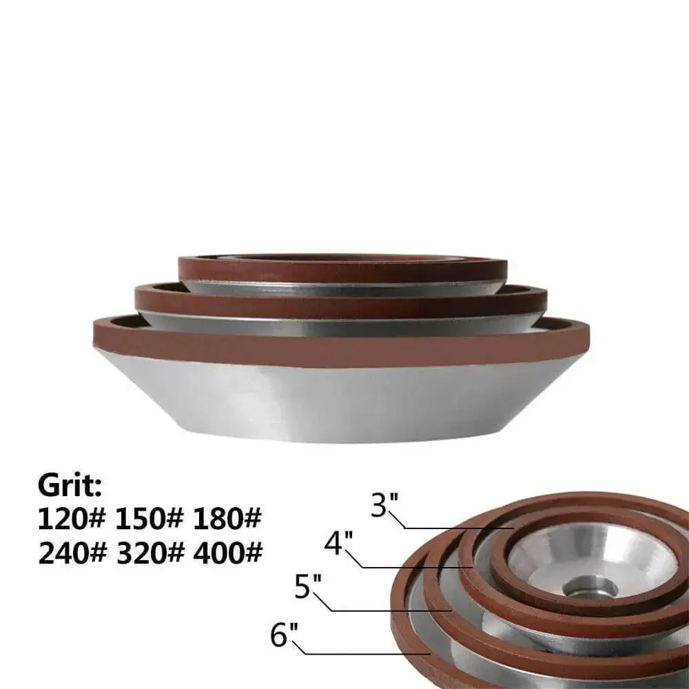 Diamond Grinding Wheel Resin Bond Circle Sharpener For Carbide Metal Tungsten Steel Milling Cutter 75mm 100mm 125mm 150mm Heavy Duty Grinding Wheel Built To Take A Beating For Grinder Tool 1 Pc - Image 3