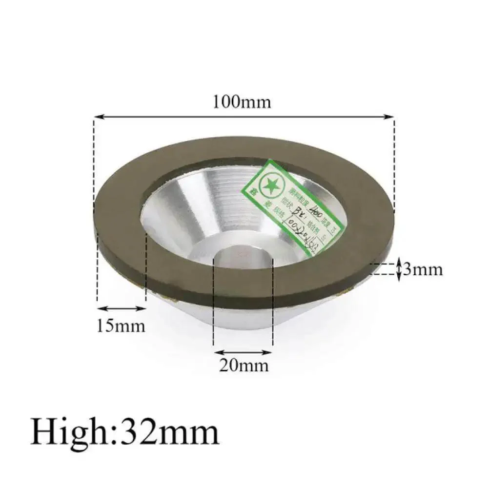 Diamond Grinding Wheel Resin Bond Circle Sharpener Grinder For Carbide Metal Tungsten Steel Milling Cutters 75Mm 100Mm 125Mm 150Mm High Precision Durable Pro Grade Heavy Duty Tool For Smooth Fast Finishing And Efficient Material Removal - Image 2