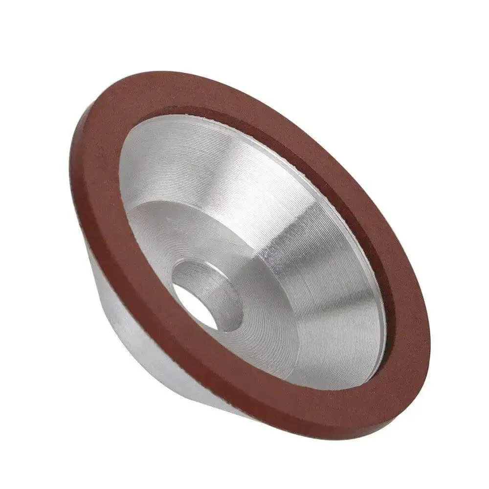 Diamond Grinding Wheel Resin Bond Circle Sharpener For Carbide And Tungsten Steel Milling Cutters 75 100 125 150 mm Pro Grade Heavy Duty Grinding Tool With Fast Cutting And Smooth Finishes For Metalwork
