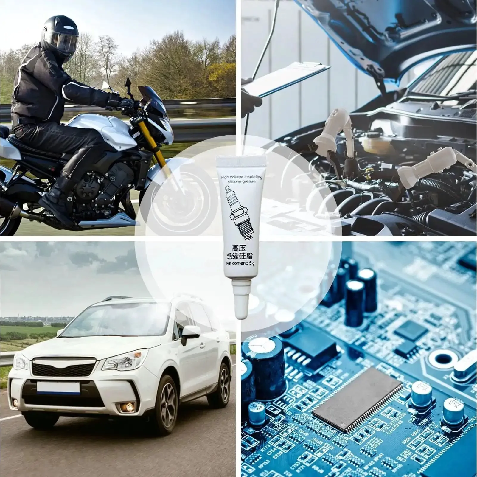 Dielectric Lubricant For Electronics And Automotive Weatherproof Silicone Grease High Temperature Insulating Compound Anti Corrosion Sealant For Spark Plugs And Ignition Systems Keeps Electrical Contacts Smooth And Protected No Fuss - Image 7