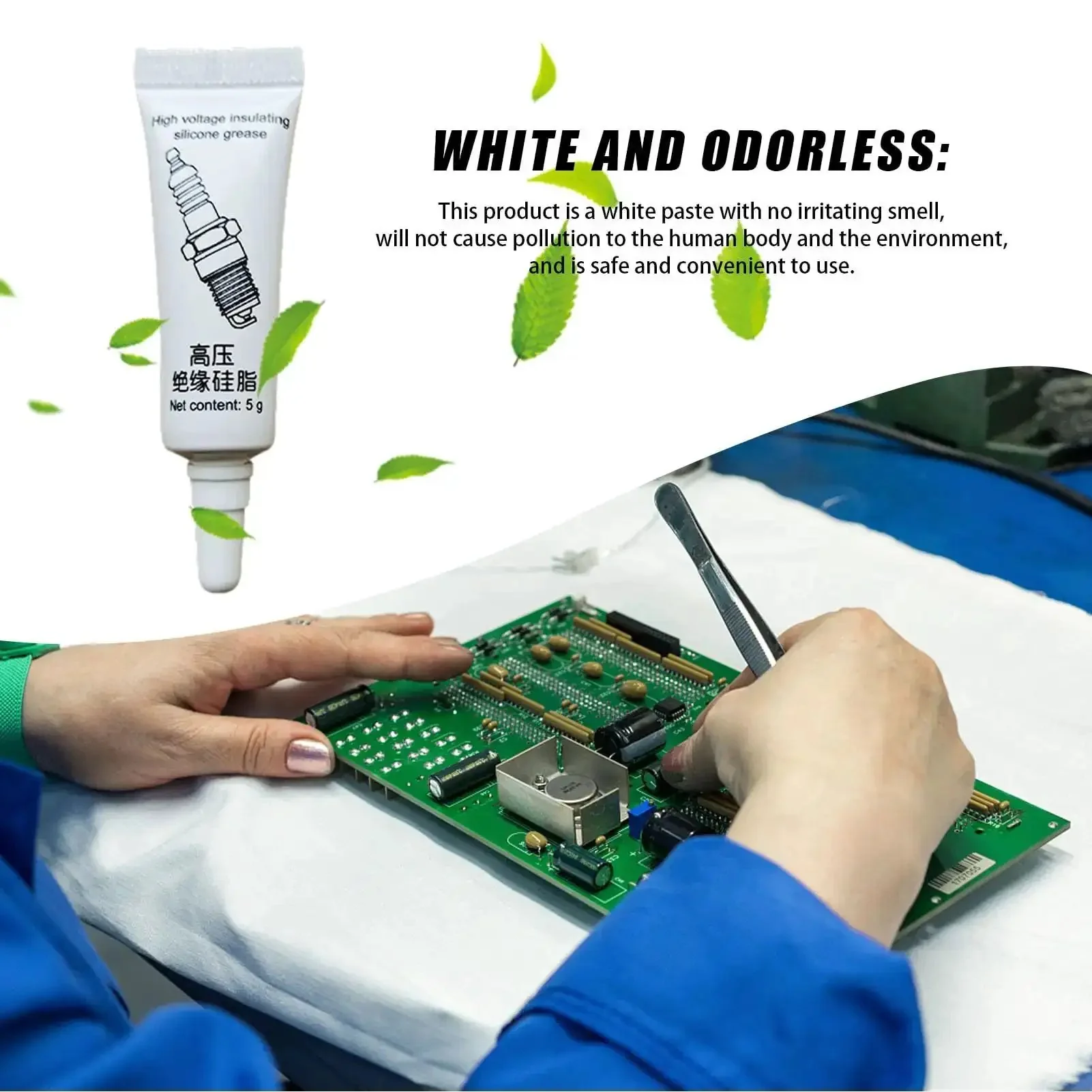 Dielectric Lubricant For Electronics And Automotive Weatherproof Silicone Grease High Temperature Insulating Compound Anti Corrosion Sealant For Spark Plugs And Ignition Systems Keeps Electrical Contacts Smooth And Protected No Fuss - Image 8
