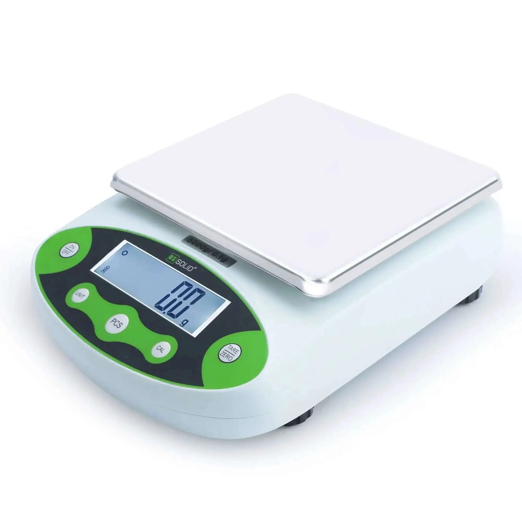 Digital Precision Lab Scale 15 Kg By 0.1 g Readability With 150 By 180 mm Stainless Steel Pan, Counting And Tare Functions, 11 Units, AC And DC Power, Workhorse For Lab, Industrial, Agricultural And Pharmaceutical Use