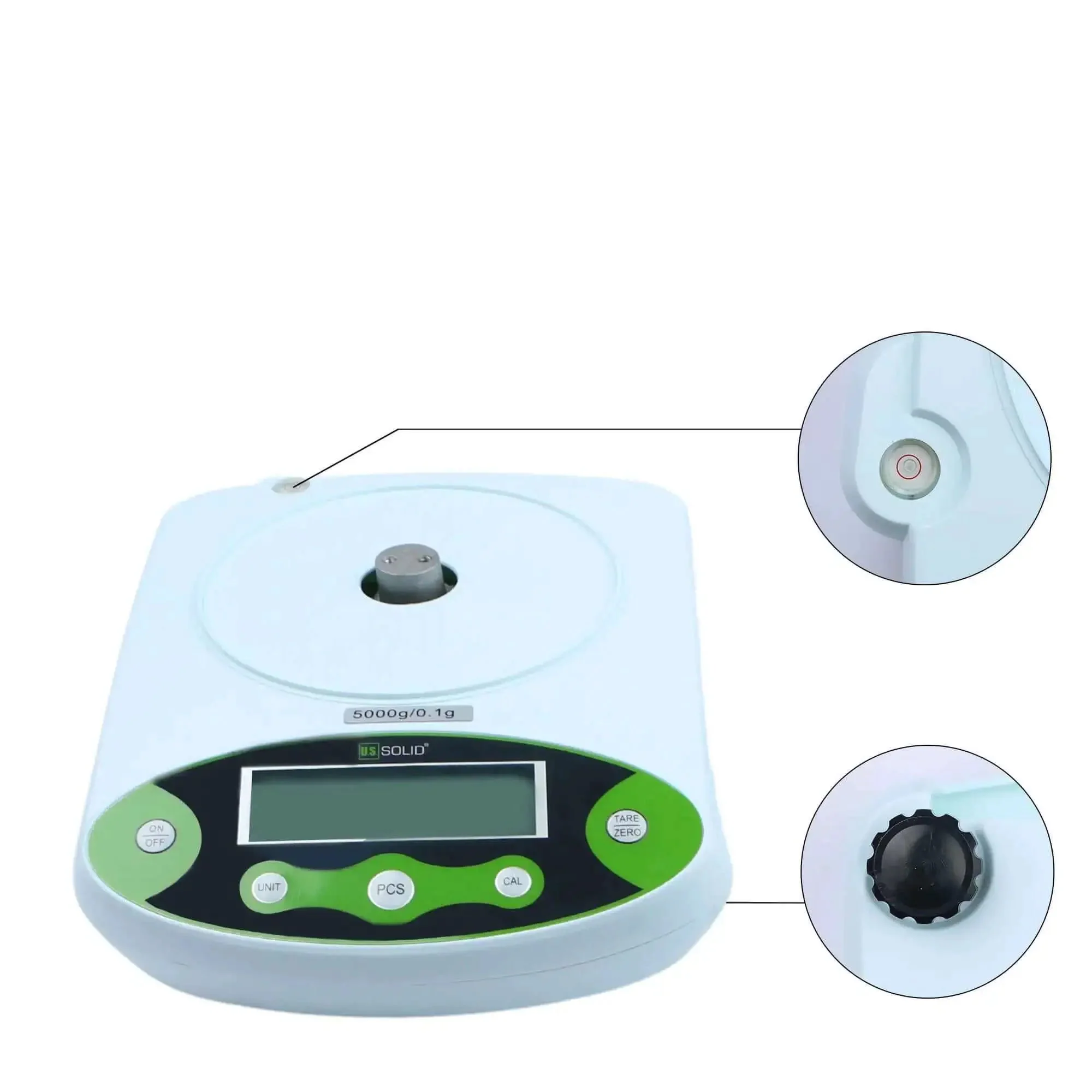 Digital Precision Lab Scale 15 Kg By 0.1 g Readability With 150 By 180 mm Stainless Steel Pan, Counting And Tare Functions, 11 Units, AC And DC Power, Workhorse For Lab, Industrial, Agricultural And Pharmaceutical Use - Image 6