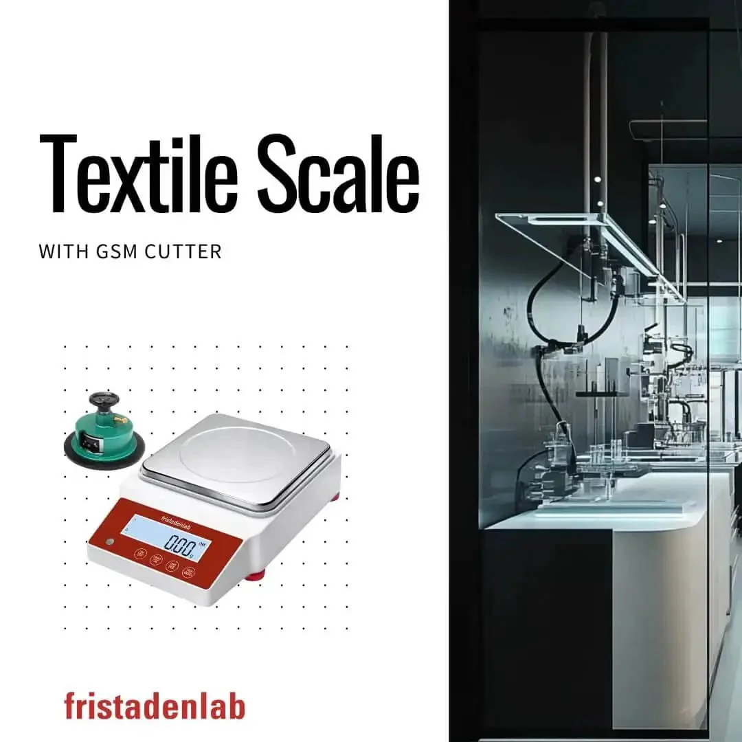 Digital Textile Scale And GSM Cutter Kit For Fabric Pros And DIYers, 2000g X 0.01g Precision, GSM Measurement In Grams Per Square Meter, Tare And PCS Counting, RS232 Interface, YP2002 - Image 7