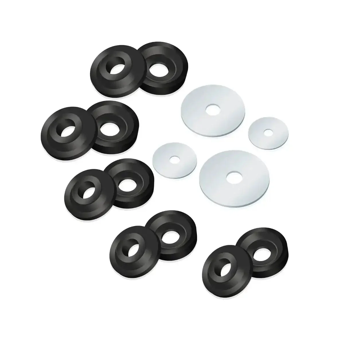 Dimple Die Set With Steel Backing Discs For Harbor Freight Hydraulic Punch Driver Kit Includes 1.115, 1.362, 1.687, 1.937, 2.375 Inch Dies Compatible With Press Or Vise - Image 3