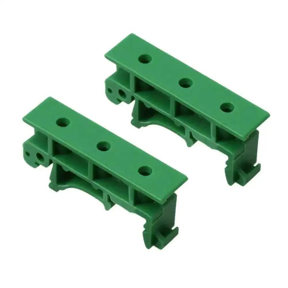 Din Rail PCB Mounting Adapter Kit For C45 Rail With 35mm And 15mm Spacers, Plug And Play Circuit Board Holder Clip, Panel Mount Base, Easy Rail Mount For PCBs Under 100mm, 10 Sets, Durable Carrier Clip - Image 6