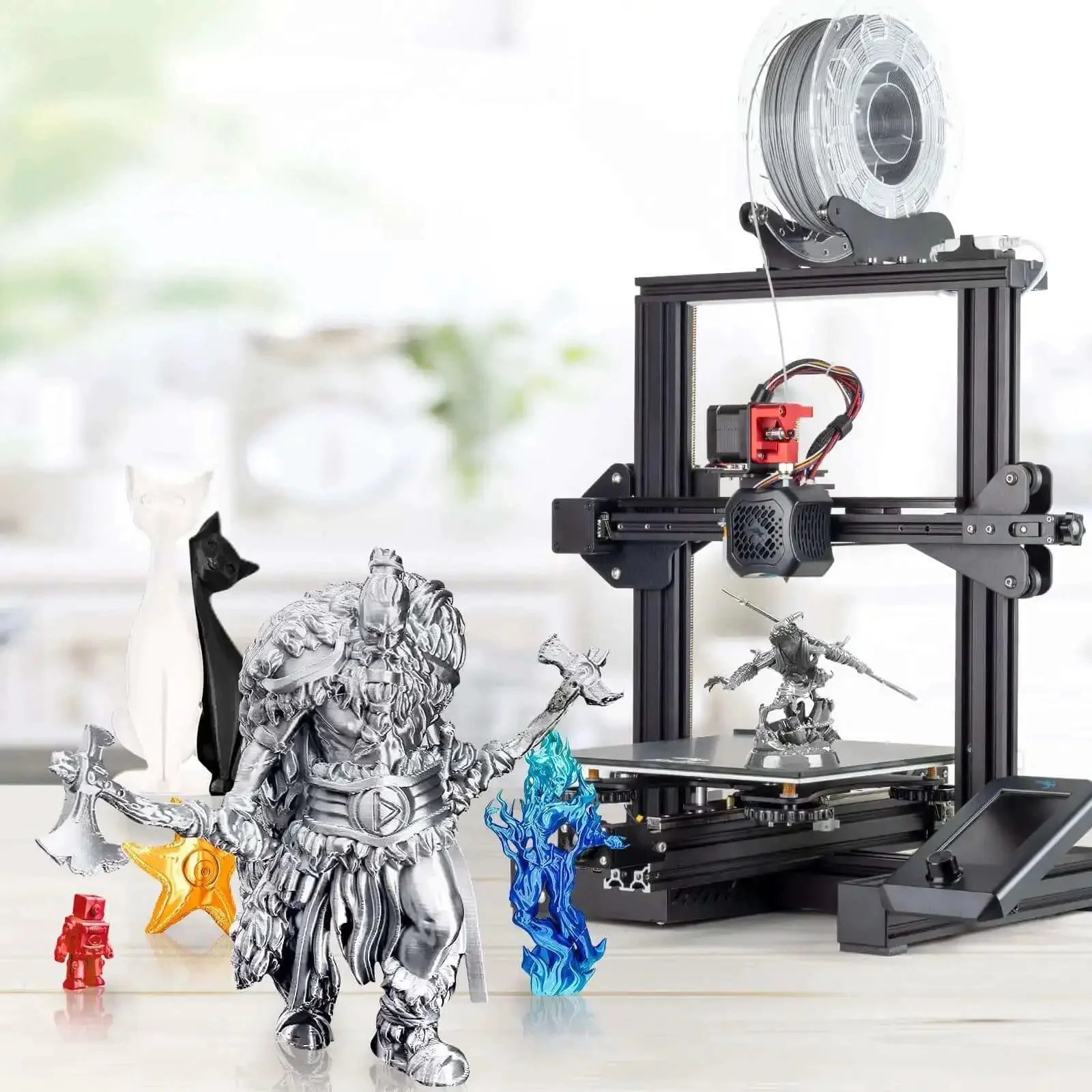 Direct Drive Upgrade Bracket Kit For Ender 3 V2 Pro And Ender 3, Also Fits Voxelab Aquila 3D Printer, Dual Gear Bowden Extruder Upgrade, Extruder And Hotend Not Included, Not Compatible With Neo Series Or Titan Extruders - Image 3