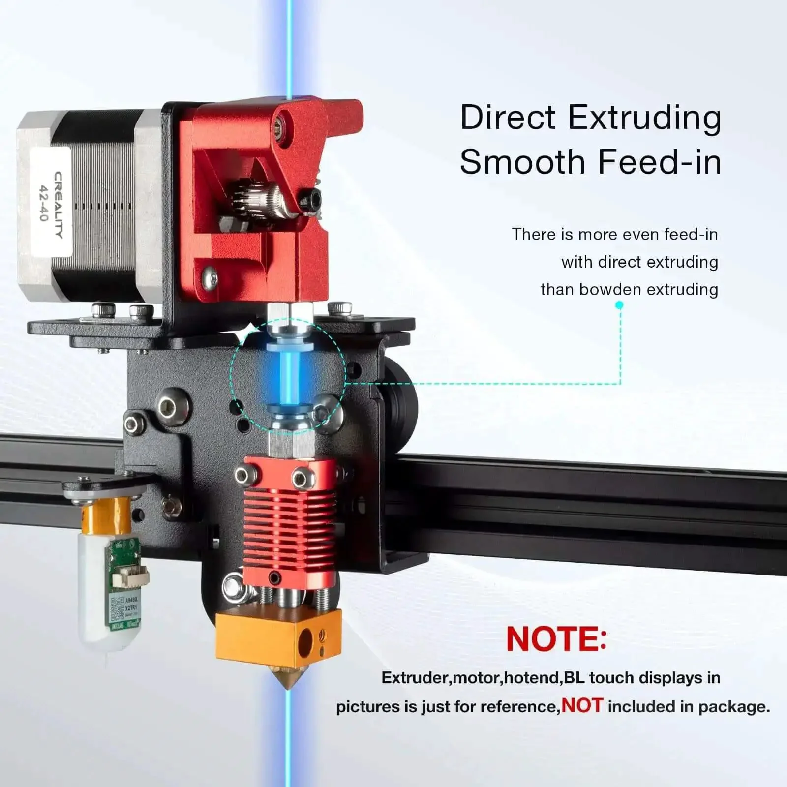 Direct Drive Upgrade Bracket Kit For Ender 3 V2 Pro And Ender 3, Also Fits Voxelab Aquila 3D Printer, Dual Gear Bowden Extruder Upgrade, Extruder And Hotend Not Included, Not Compatible With Neo Series Or Titan Extruders - Image 7