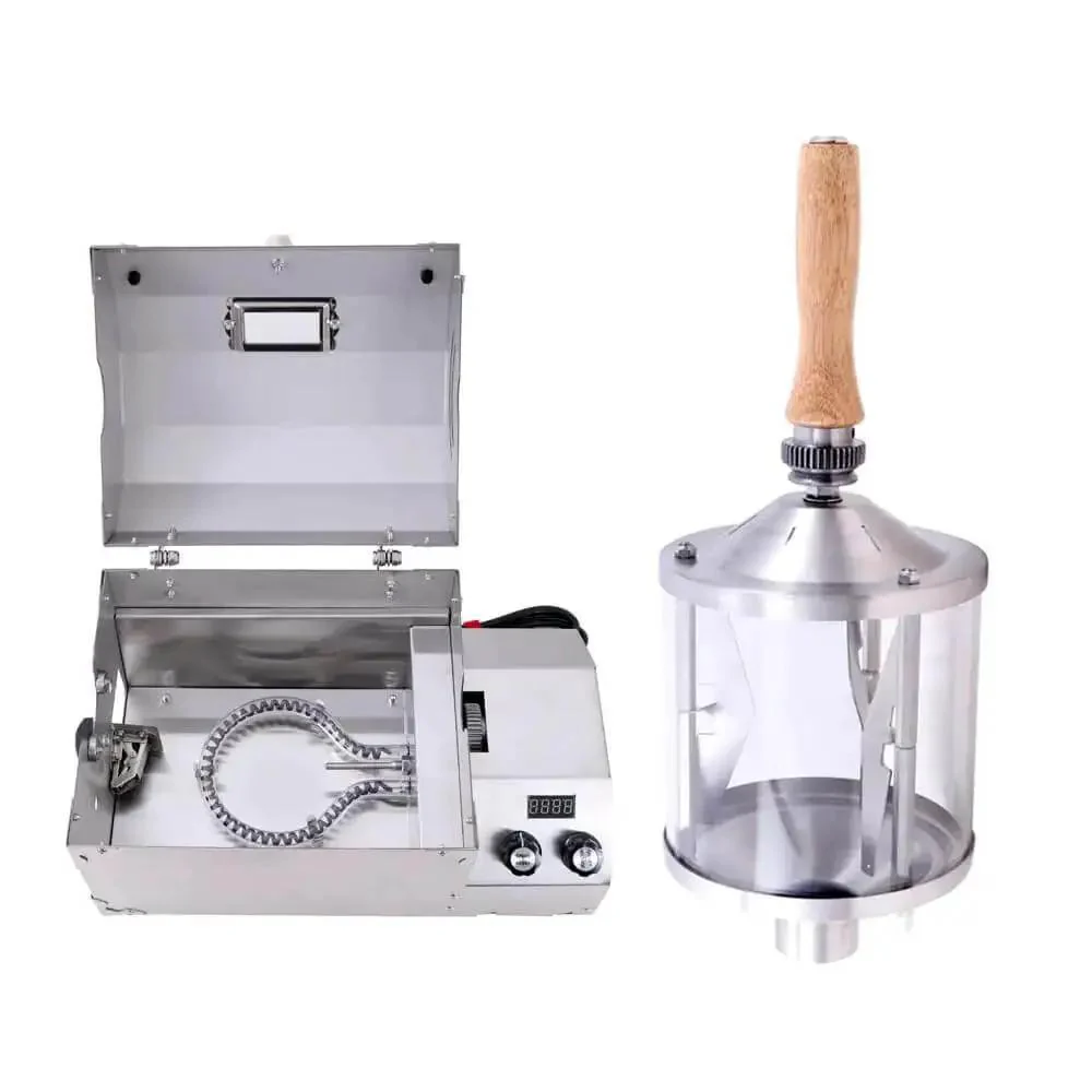 Direct Fired 450g Home Coffee Roaster Machine With 110V Electric Operation, Stainless Steel Shell, See Color Change Through 5mm Quartz Glass, Nut And Grain Roaster For Home Brew Nerds And Barista Grade Fresh Beans - Image 4