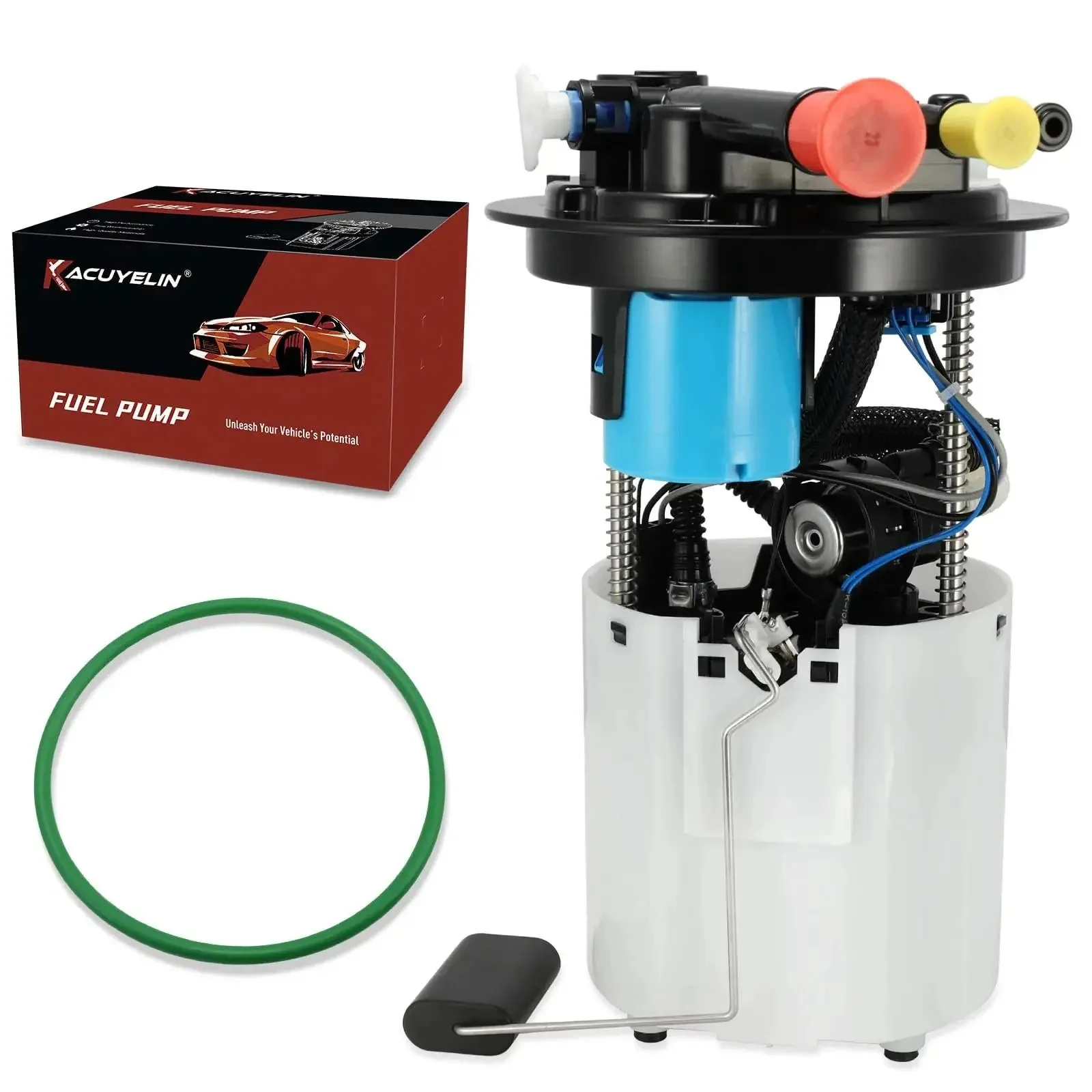 Direct Fit Electric Fuel Pump Module Assembly For 2005 To 2007 GM Minivans And SUVs With 3.5L 3.9L V6 Replaces P76234M FG0406 E3717M Buick Terraza Chevrolet Uplander Pontiac Montana Saturn Relay Plug And Play