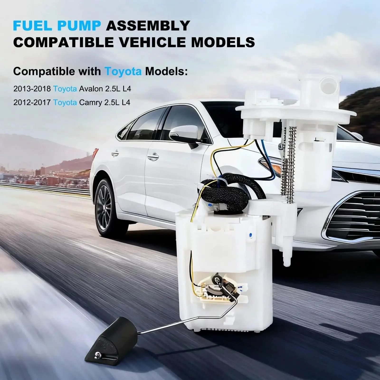 Direct Fit Electric Fuel Pump Module Assembly For Toyota Avalon 2013 2018 And Camry 2012 2017 2.5L 2AR FE Gas Engine Replacement Kit Replaces 7702006282 7702006286 7702006302 7702006306 E9090M FG1969 P76754M SP916 - Image 8