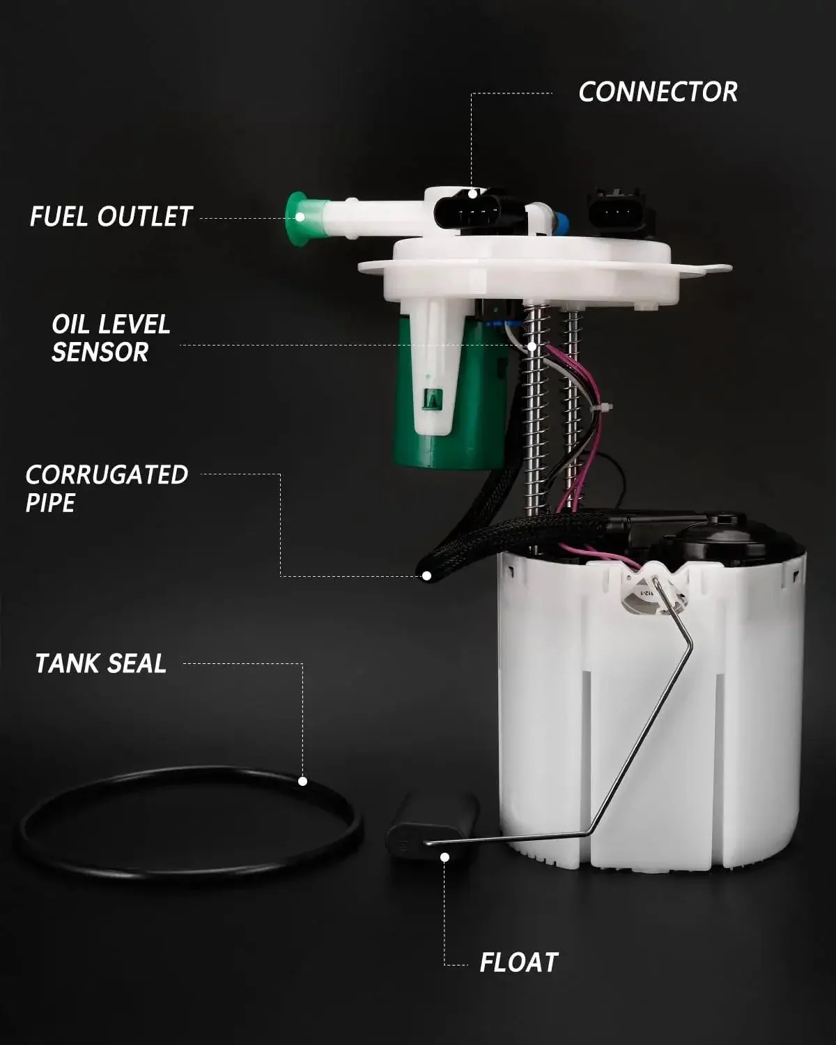 Direct Fit Electric Fuel Pump Module Assembly For 2009-2017 Buick Enclave, 2009-2017 GMC Acadia, 2009-2017 Chevy Traverse, And 2009-2010 Saturn Outlook 3.6L V6 Easy Install Replacement OE E3790M SP6657M - Image 6