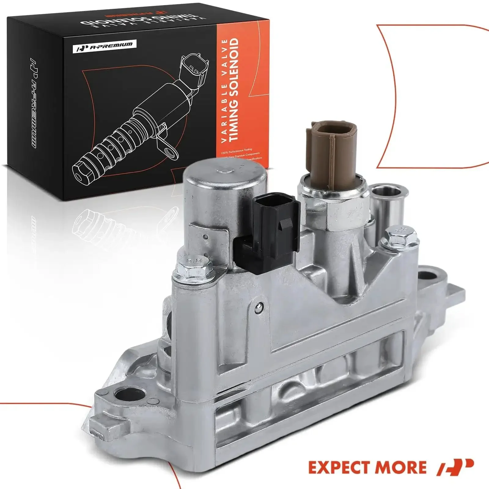 Direct-Fit Engine Variable Valve Timing VVT Solenoid Front Spool Valve Assembly Replacement for Acura RDX, Honda Accord, Crosstour, Pilot and Odyssey 3.5L V6 Be Ready for Smooth Shifts and Peak Performance Replace 15810R70A03 - Image 2