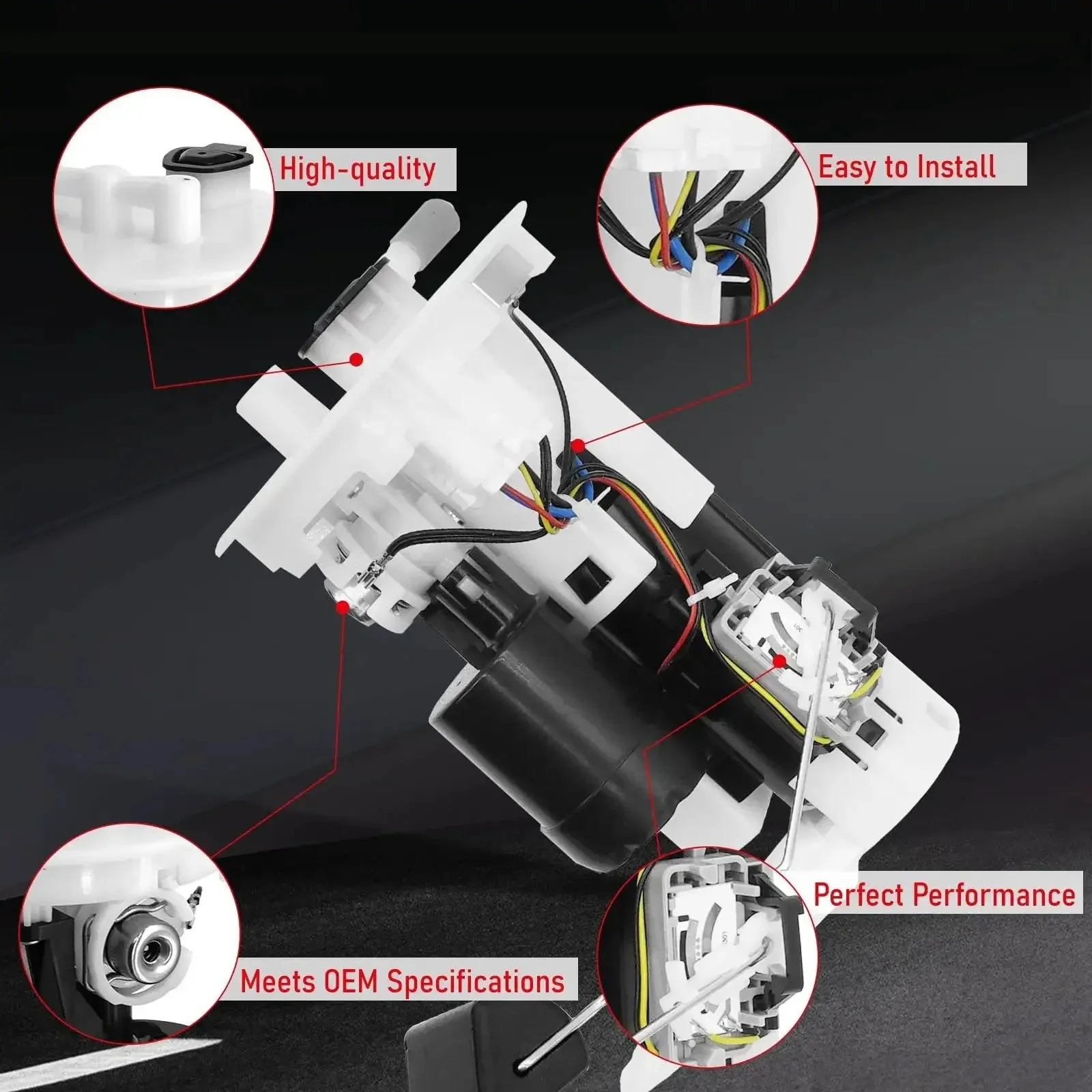 Direct Fit Fuel Pump Assembly For 1997-2001 Toyota Camry, 1998-1999 Avalon, And 1999-2003 Solara, Replacement 232210A030 767GE 8332033030, Easy Install, Reliable Fuel Delivery, Plug And Play Upgrade For Toyota Fuel System - Image 3