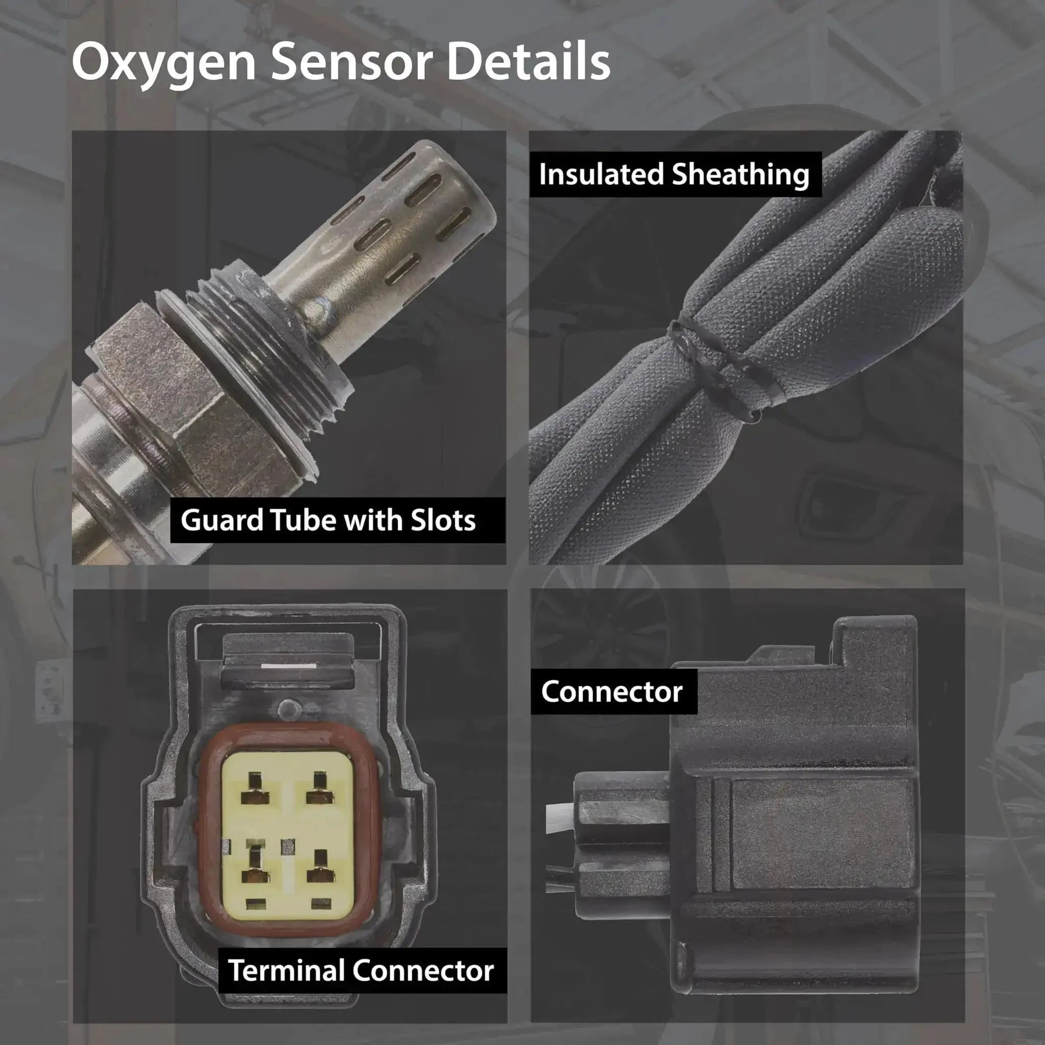 Direct Fit Oxygen Sensor 4 Wire O2 Sensor OEM Replacement For Improved Fuel Efficiency Lower Emissions And Better Engine Performance Easy Plug And Play Install For Most Vehicles - Image 10