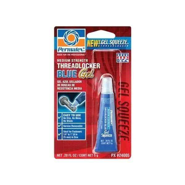 Direct Fit Threadlocker Blue Gel 0.5 Gram Replacement For OE Applications One Unit Engineered To Exact Specs Weatherproof Coating For Harsh Road Conditions Rock Solid Tolerances For Peak Performance And Easy Install