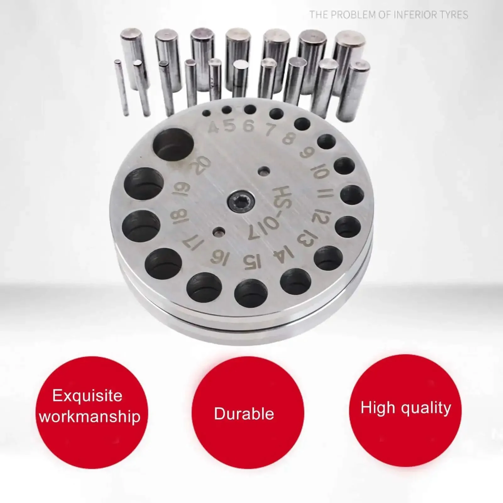 Disc Cutter Set For Jewelry Making And Metal Forming With 17 Dies Pro Grade Steel Punch Tool For Crafting Gaskets Brass Sheets Leather Paper Decals Rings And More DIY Projects - Image 9