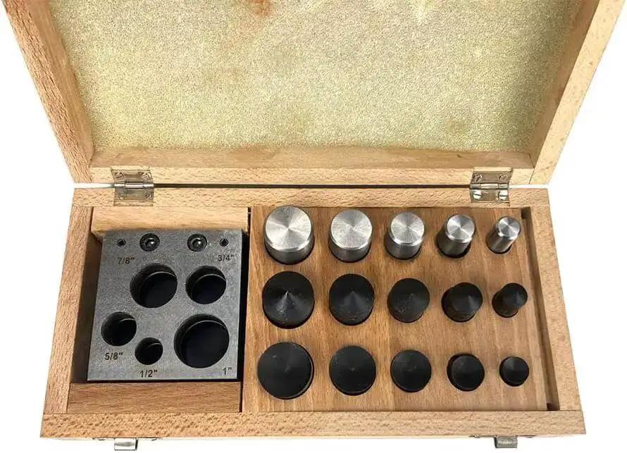 Disc Cutter Set For Jewelry Making With Hardened Steel Punch Tools, Pro Grade, Heavy Duty Cutter Sizes, Clean Cuts Up To 1.6 mm Thick Metal, Secure Storage Box, Precision Crafting For Gold, Silver, And Other Metals - Image 5