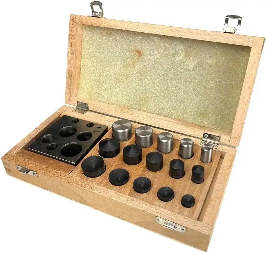 Disc Cutter Set For Jewelry Making With Hardened Steel Punch Tools, Pro Grade, Heavy Duty Cutter Sizes, Clean Cuts Up To 1.6 mm Thick Metal, Secure Storage Box, Precision Crafting For Gold, Silver, And Other Metals - Image 6