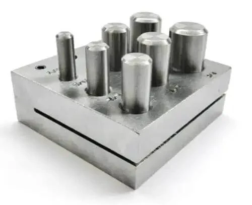 Disc Cutter Set Seven Sizes From Quarter To Five Eighths Inch Cut Circular Metal Discs For Jewelry Shapes Silver Finish 14 Gauge Cutting Capacity Perfect For Jewelry Making And Metal Craft Projects Handy Pro Grade Tool - Image 8