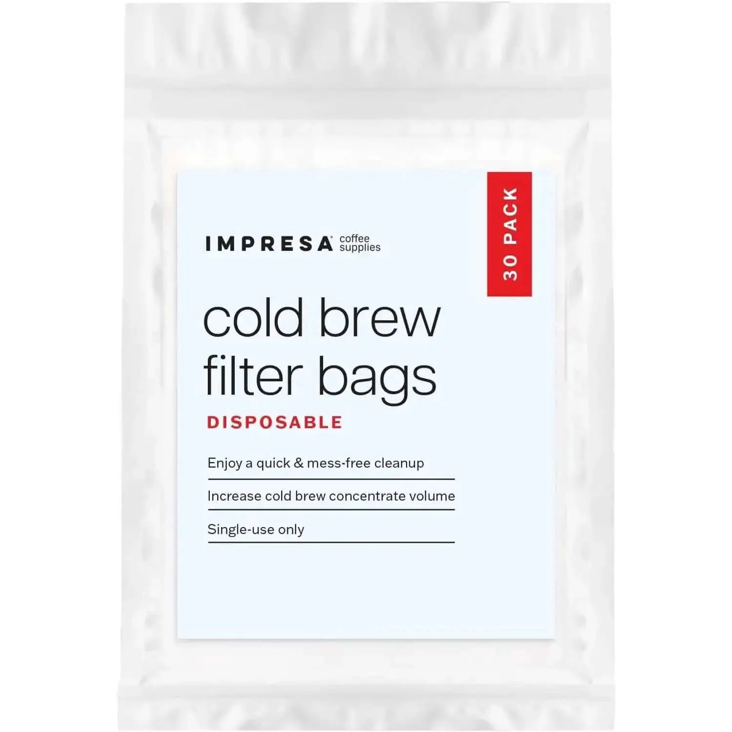 Disposable Cold Brew Filter Bags For Iced And Batch Coffee Easy Brew No Mess Rip Resistant Paper Filters Compatible With Toddy Cold Brew Maker Eleven And A Quarter Inch By Thirteen Inch White Pack Of Thirty - Image 2