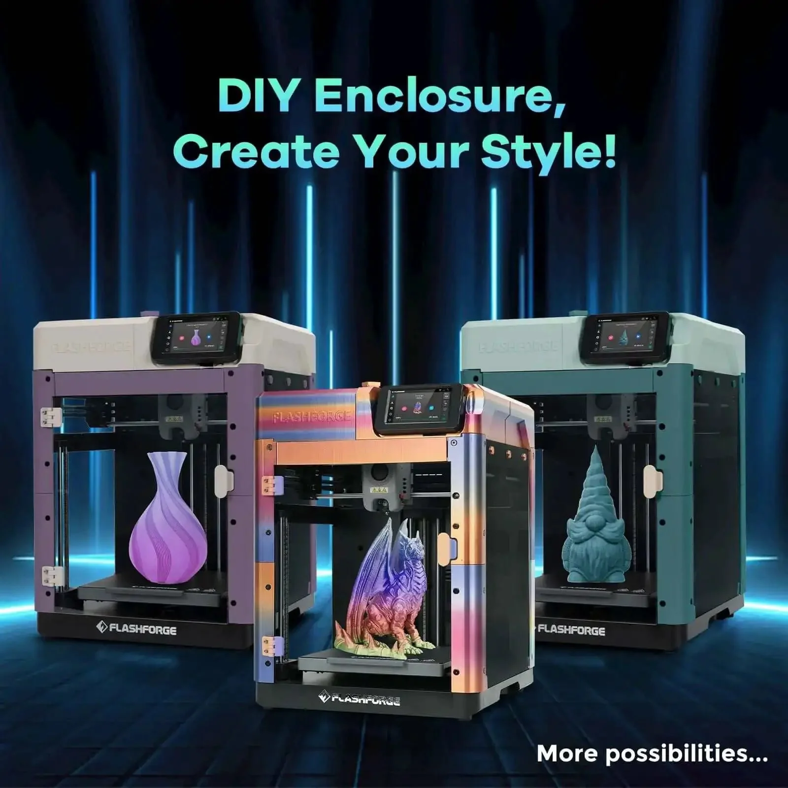 DIY 3D Printer Enclosure Kit For Quiet, Safe Printing With Odor Isolation And High Temp Filament Support (ASA, PC) Stable Temperature, Noise Reduction, Custom Exterior, Easy Setup For Serious Makers - Image 6