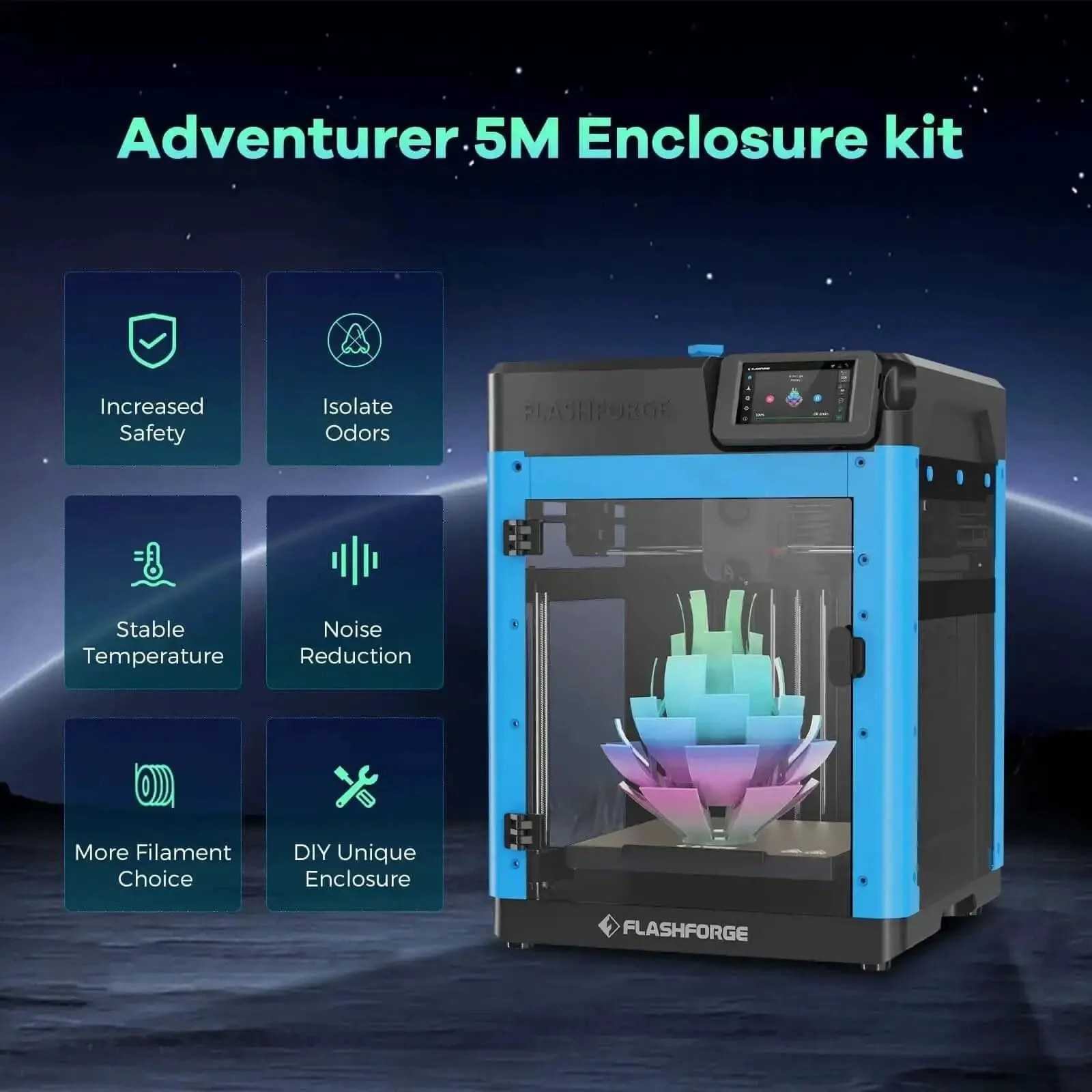 DIY 3D Printer Enclosure Kit For Quiet, Safe Printing With Odor Isolation And High Temp Filament Support (ASA, PC) Stable Temperature, Noise Reduction, Custom Exterior, Easy Setup For Serious Makers - Image 7