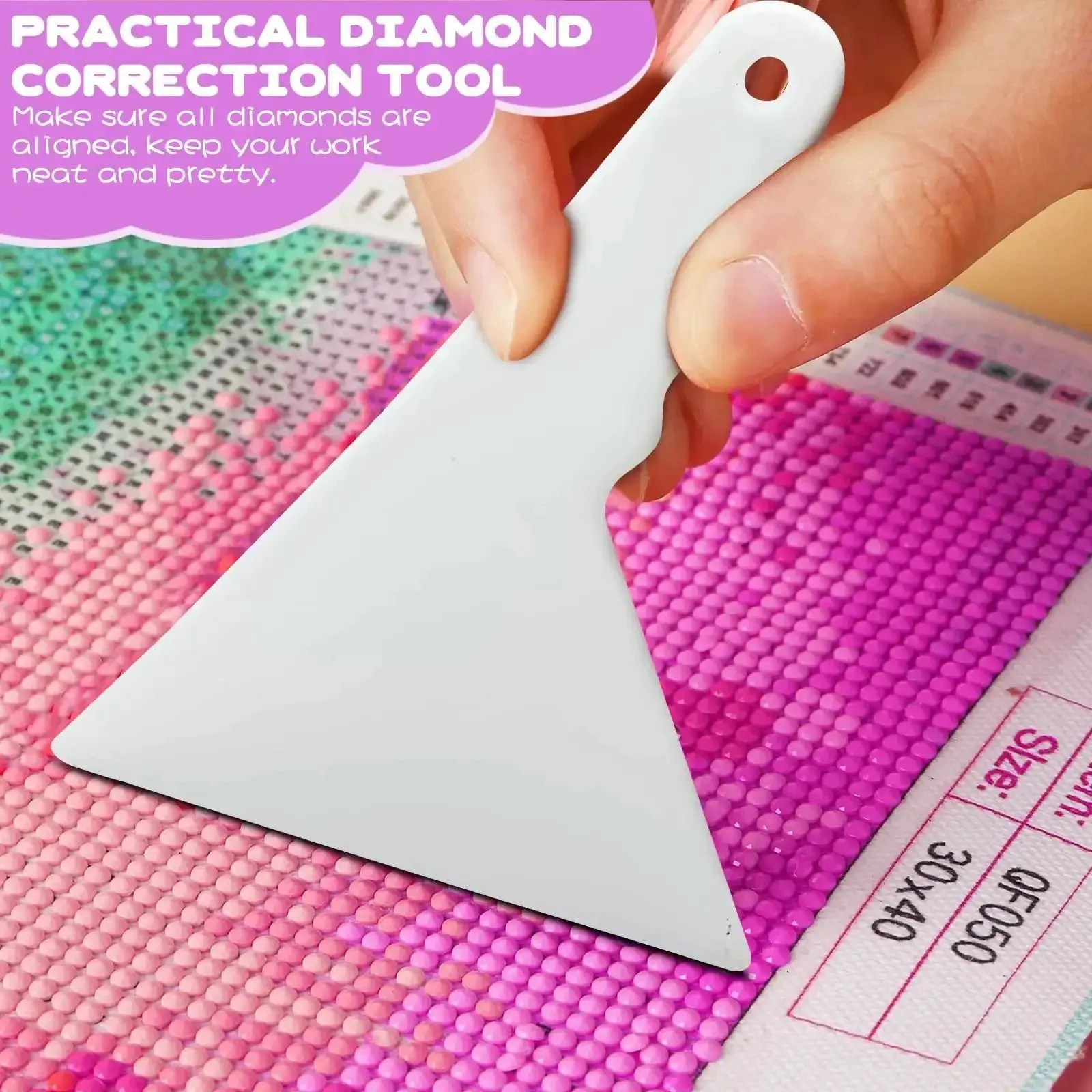 DIY Diamond Painting Tools And Accessories Kit 45 Piece Sweet Set For Kids And Adults With Diamond Pens Tweezers Glue Clays Non Slip Clips Pen Grips Sticker Sheet And Diamond Correction Tool - Image 6