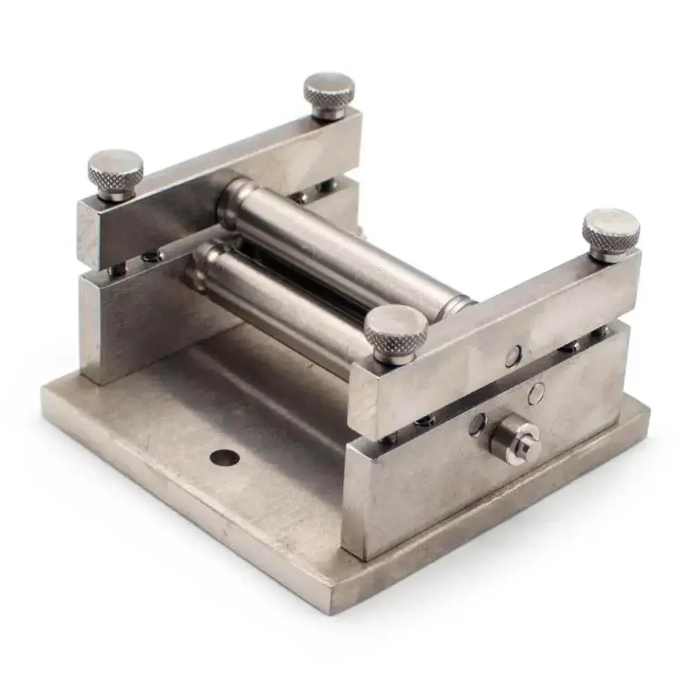 DIY Manual Plate Rolling Machine For Soft Metal Sheets And Tubes Mini Bending Tool For Hobbyists And Makers Delivers Smooth Curves On Wood Plastic And Metal Works On Wood Strips Up To Two And A Quarter Inches Wide And One Eighth Inch Thick - Image 5