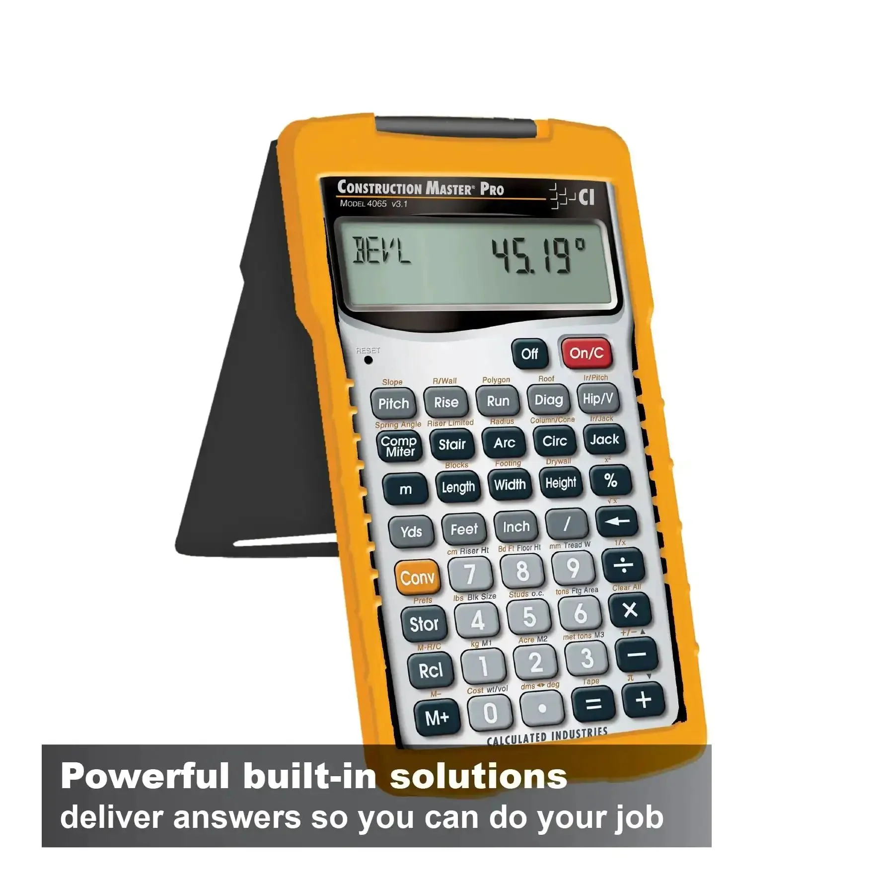 Do It All Construction Master Pro Calculator For Contractors And Builders With Feet Inch Fraction Math Quick Layouts Bids Estimates And Unit Conversions You Prefer - Image 8