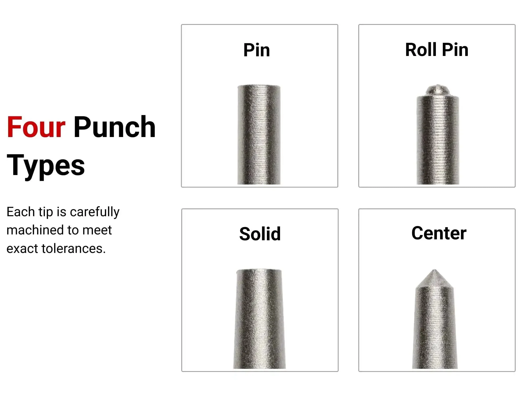 Do It All Punch Set With Walnut Block For Metal And Woodworking, 18 Piece Kit With Pin, Roll Pin, Solid Punches And Center Punch, Includes Durable Bench Block, Pro Grade Tools For Precise Marking And Punching - Image 7