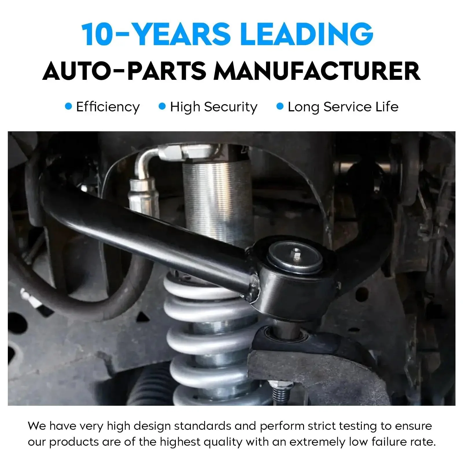Dodge Ram 1500 Front Upper Control Arm With Ball Joint Assembly And Front Lower Ball Joint Kit K7424 K7411 4 Piece Suspension Upgrade For 2002 2003 2004 2005 Models - Image 2