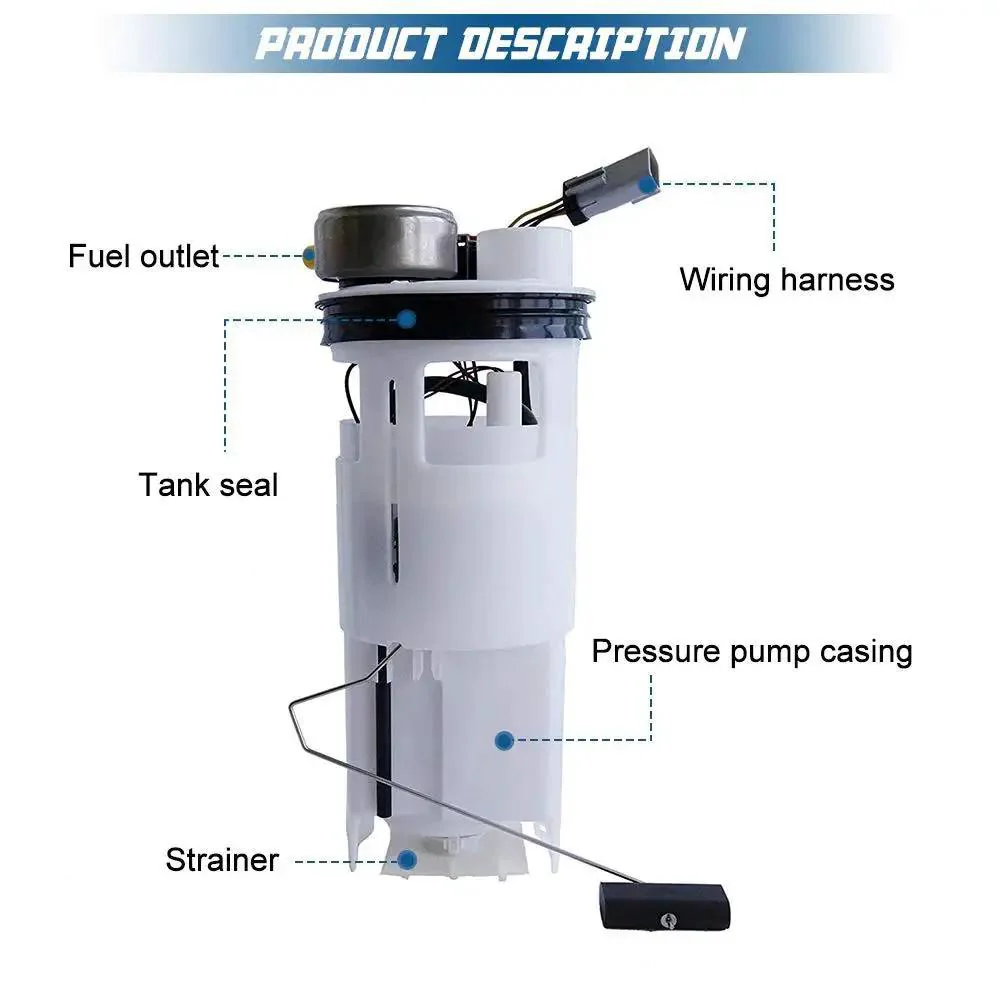 Dodge Ram Fuel Pump Module Assembly E7093M For 1993 To 1997 Ram 1500 2500 3500 Trucks With 4 Pin Connector AP7093M Replacement OE Style Easy Install High Quality Fuel Pump Unit For Reliable Fuel Delivery - Image 7