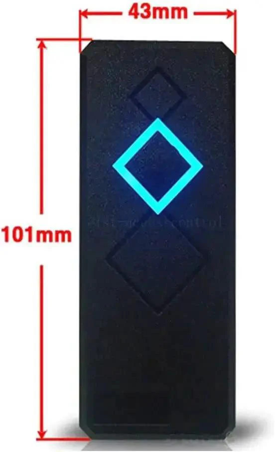 Door Access System With 600Lb Mag Lock Entry Control Panel 110V Power Supply RFID Reader Exit Button Enroll RFID USB Reader Card And Key Fob Phone App For Remotely Open Lock No Fuss Setup Up To 20000 Users And 100000 Logs Auto Open And Close - Image 5