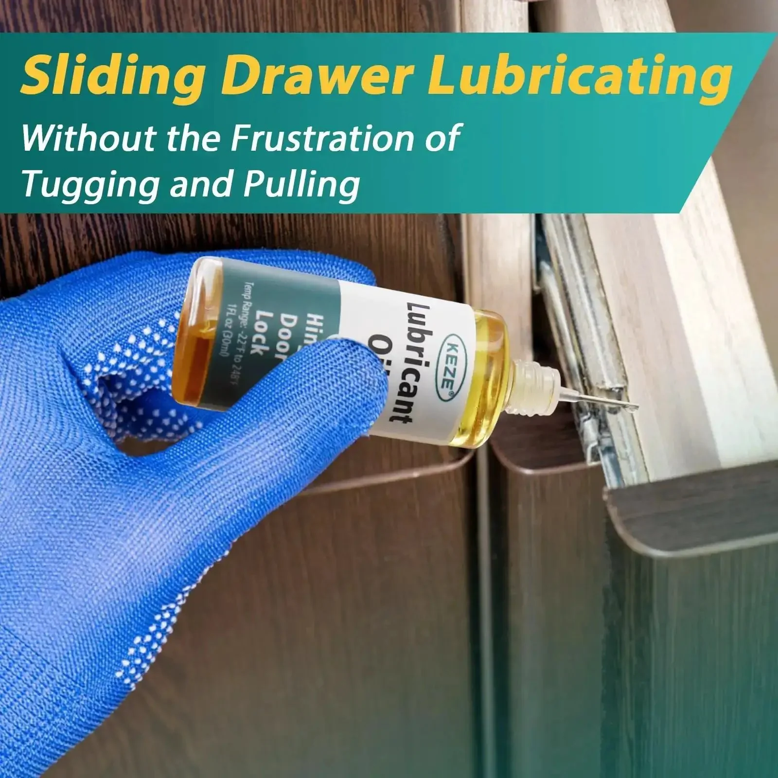 Door Hinge Lubricant And Pivot Oil To Stop Squeaks, Lock, Knife, Scissors And Watch Parts, Synthetic Pocket Knife Lube With Needle Oiler, 1 Oz Pack Of 2, Multi Purpose Keyhole, Drawer And Sewing Machine Maintenance - Image 5