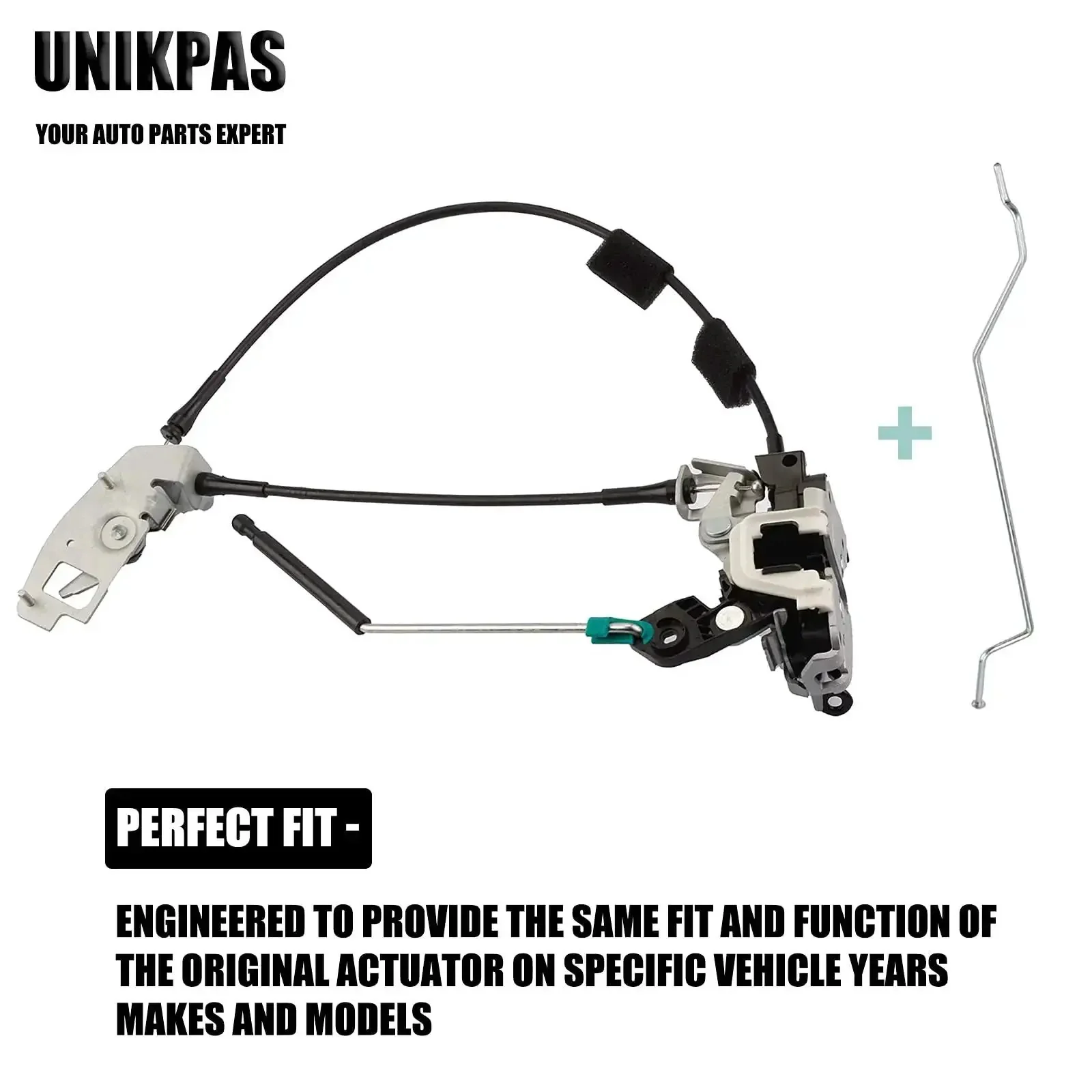Door Latch Assembly With Cable And Rod For Ford Econoline E150 E250 E350 Vans 1992 2019 Rear Right Side Replacement Lock Latch Actuator AC2Z15431A02A 6C2Z-15431A02-AA No Fuss Easy Install Durable - Image 5
