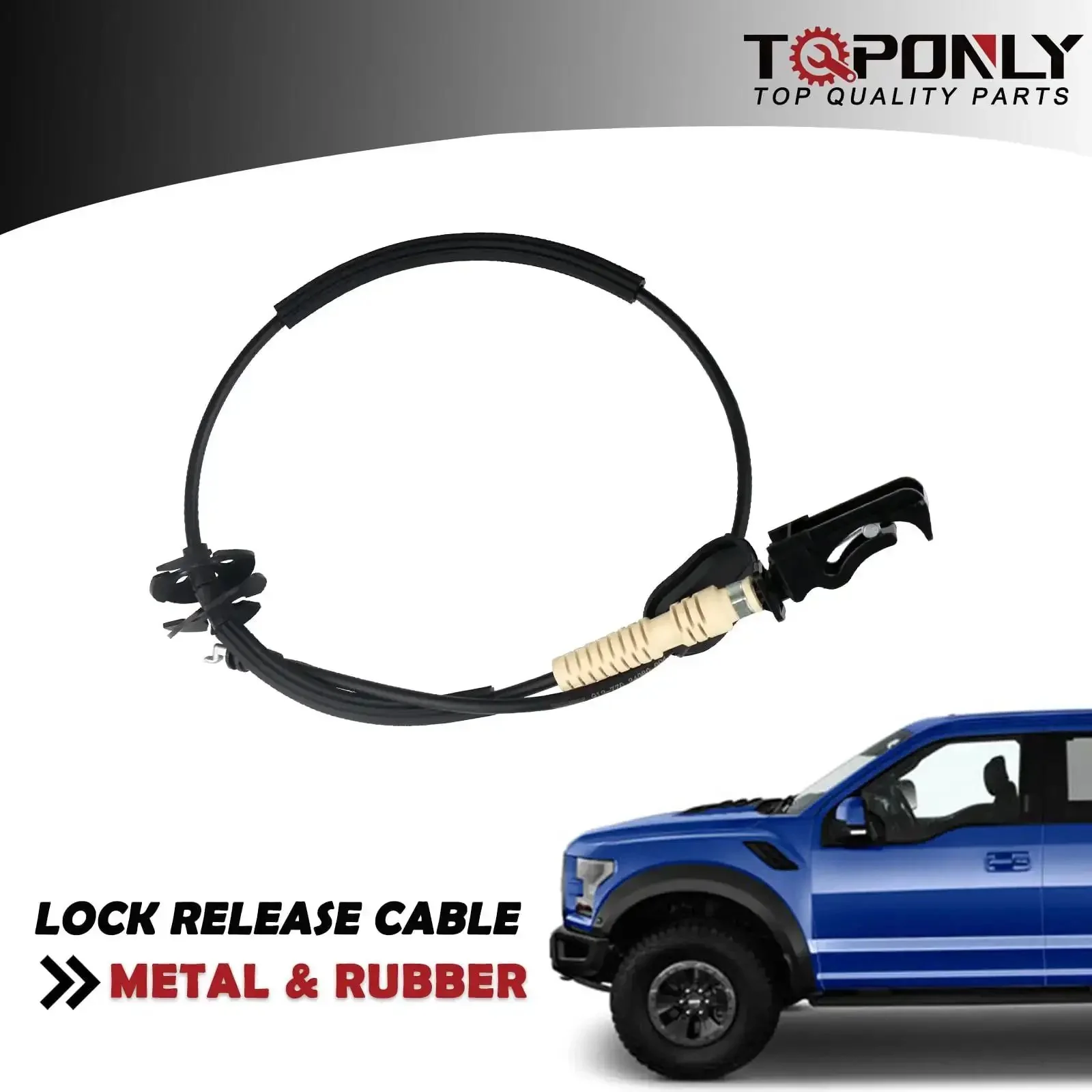 Door Latch Release Cable For Ford F-150 2015 2020 Front Driver Or Passenger Side Interior Door Handle Cable Replaces 912-770 Fl3Z-15221A00-H Plug And Play Durable Replacement For Your Truck Interior Lock Cable - Image 7