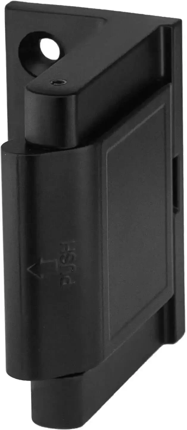 Door Lock Reinforcer For In Swinging Doors, Privacy Latch, Heavy Duty Home Security Lock Withstand 800 Lbs Of Force, Easy Three Inch Hardened Screws, Iron Black Finish, Anti Kick Protection, Keeps Doors From Being Kicked In, Great For Apartment Living - Image 5